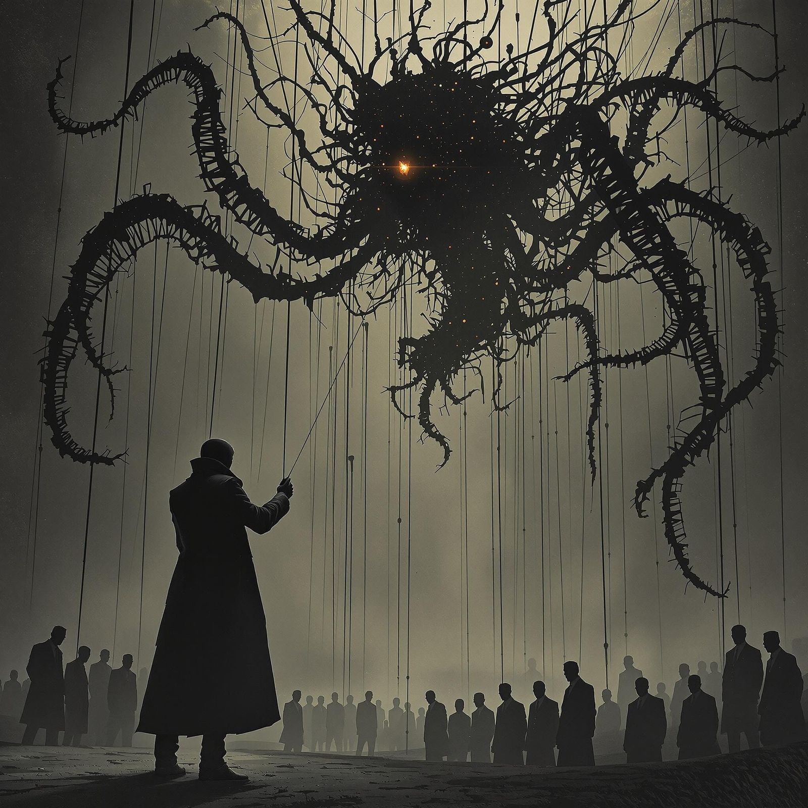 Puppeteer of Power in a Dystopian Landscape