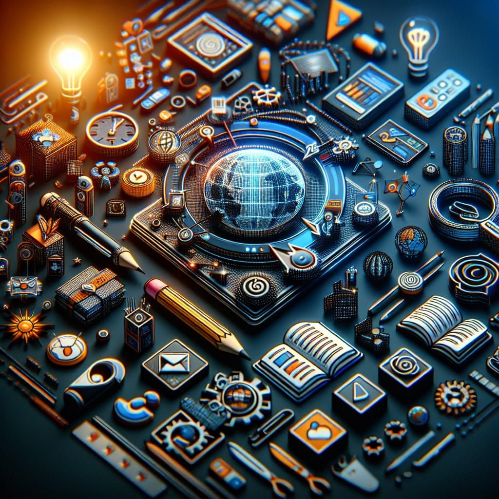 Animated Infographic of Learning Styles in Hyperrealistic St...