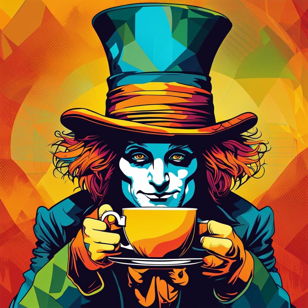 Mad Hatter and his cup of Tea.
