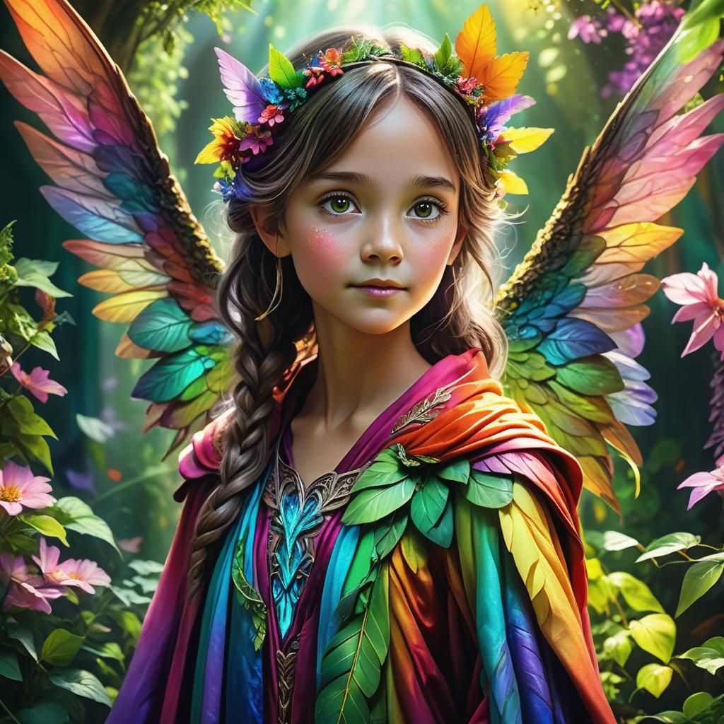 Enchanted Fairy Teacher in Mystical Garden