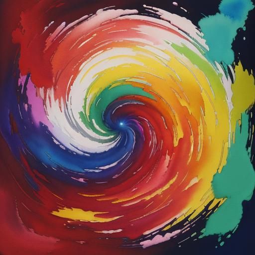 Ruby the Stoner in Gouache Watercolor Impressionism