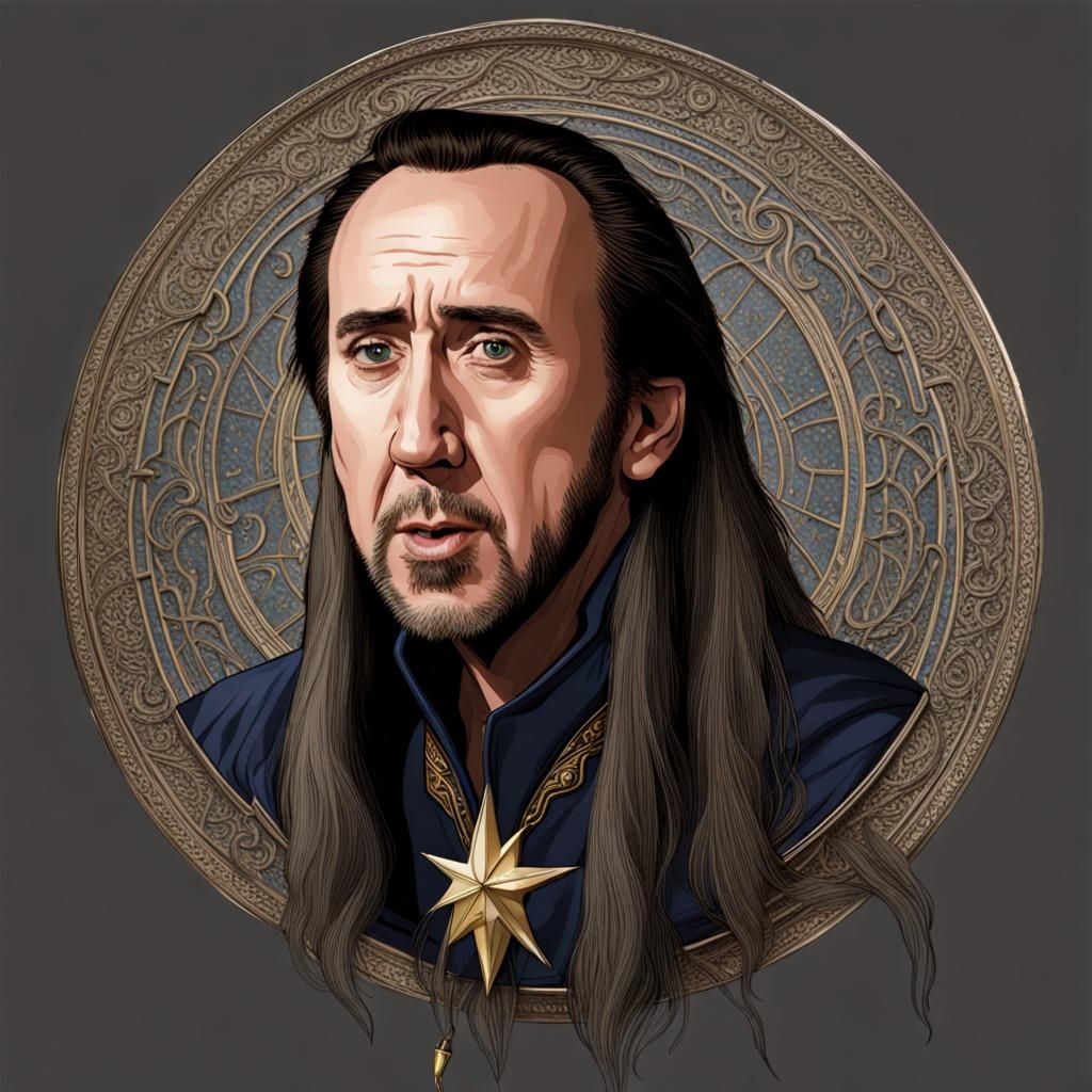 Nicolas Cage as a Wizard