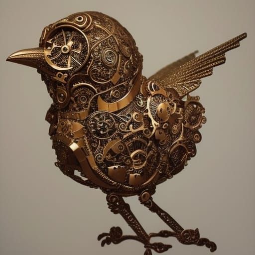 steampunk bird