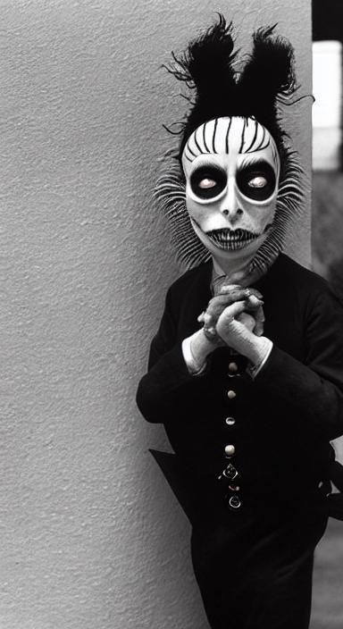 Grotesque Figure in Hyperrealist Digital Art