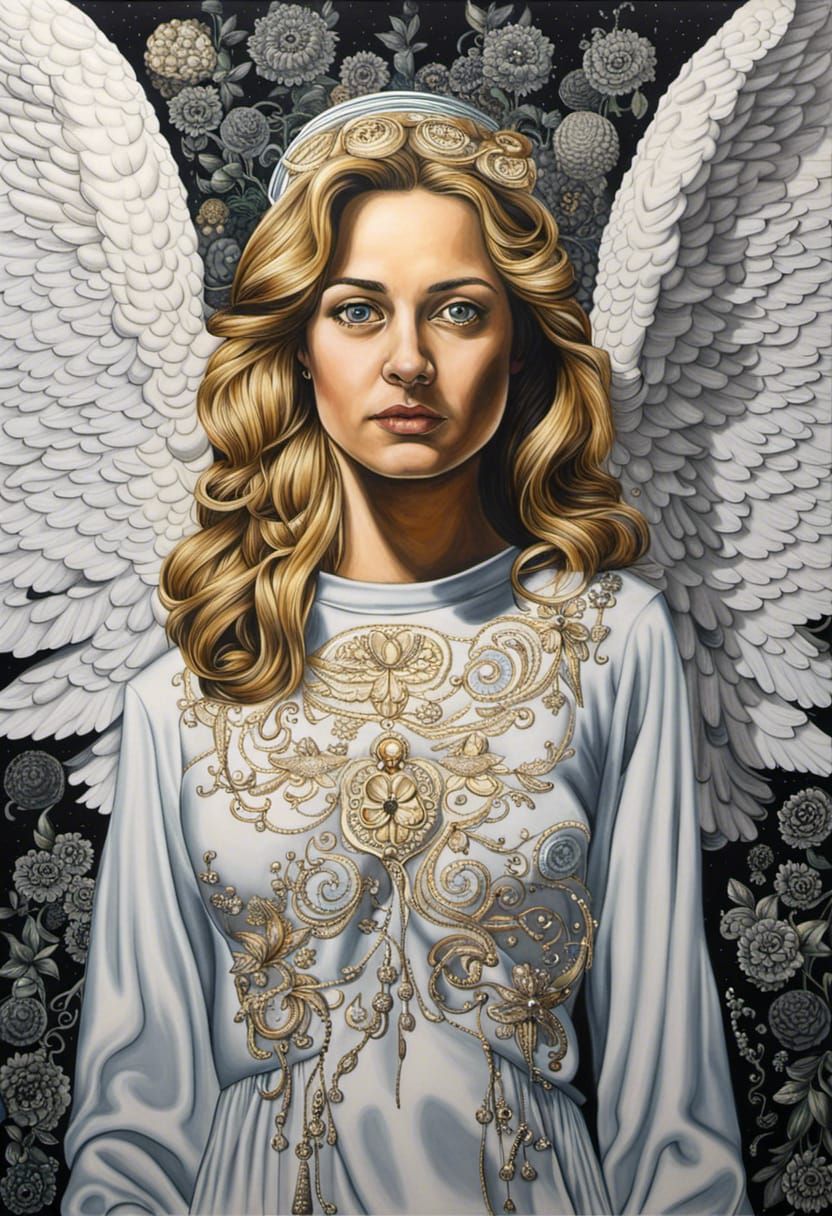 Zoe Perry as Angel in Soviet Pop Art