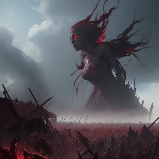 Scarlet Witch vs Titans: Anime Key Visual