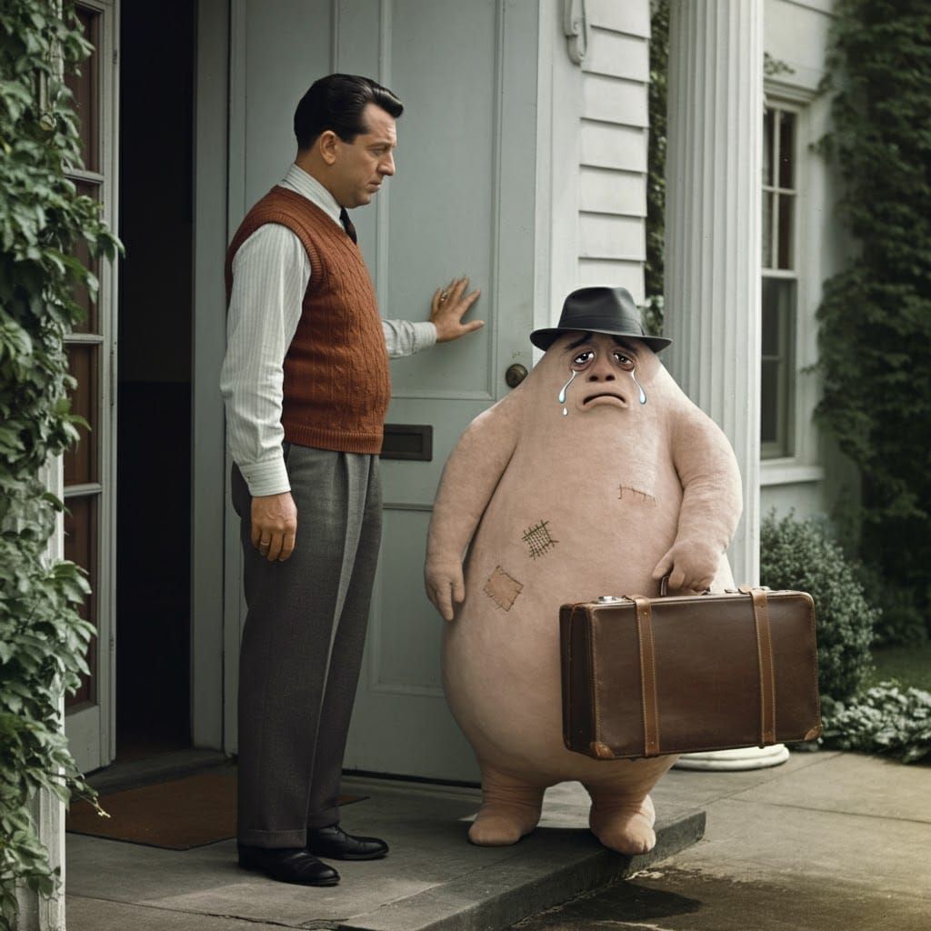 Welcoming the Blob: A 1960s Absurdist Photo