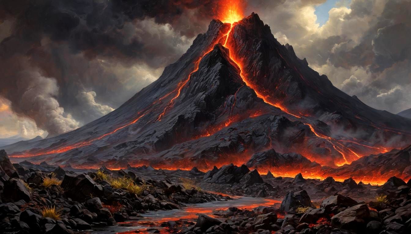 Erupting Volcano