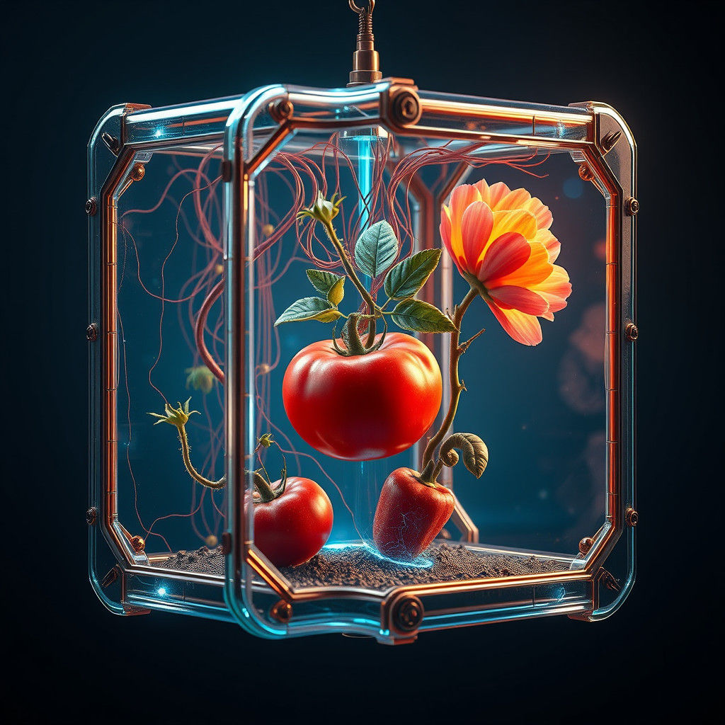 Mystical Growth Chamber in Biomechanical Style