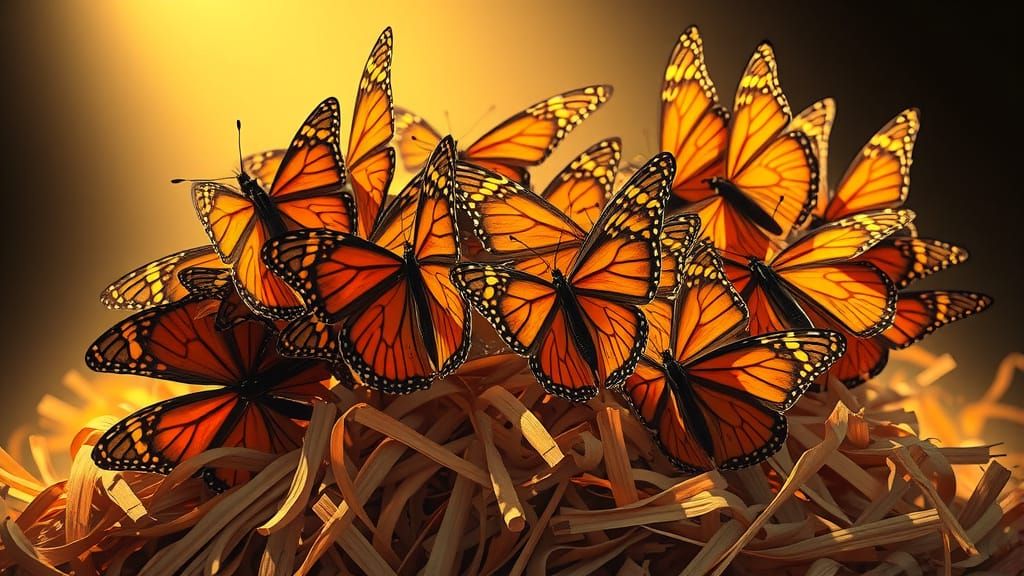 Butterflies Emerge From Pencil Shavings in Hyperrealistic Di...