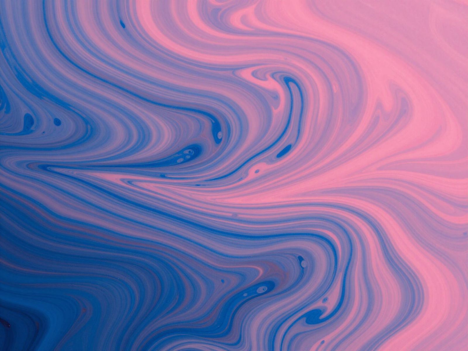 Mesmerizing Abstract Fluid Art with Pink and Blue Hues