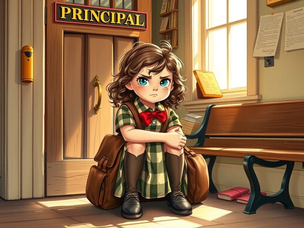 Girl Defies Principal in Whimsical American Style
