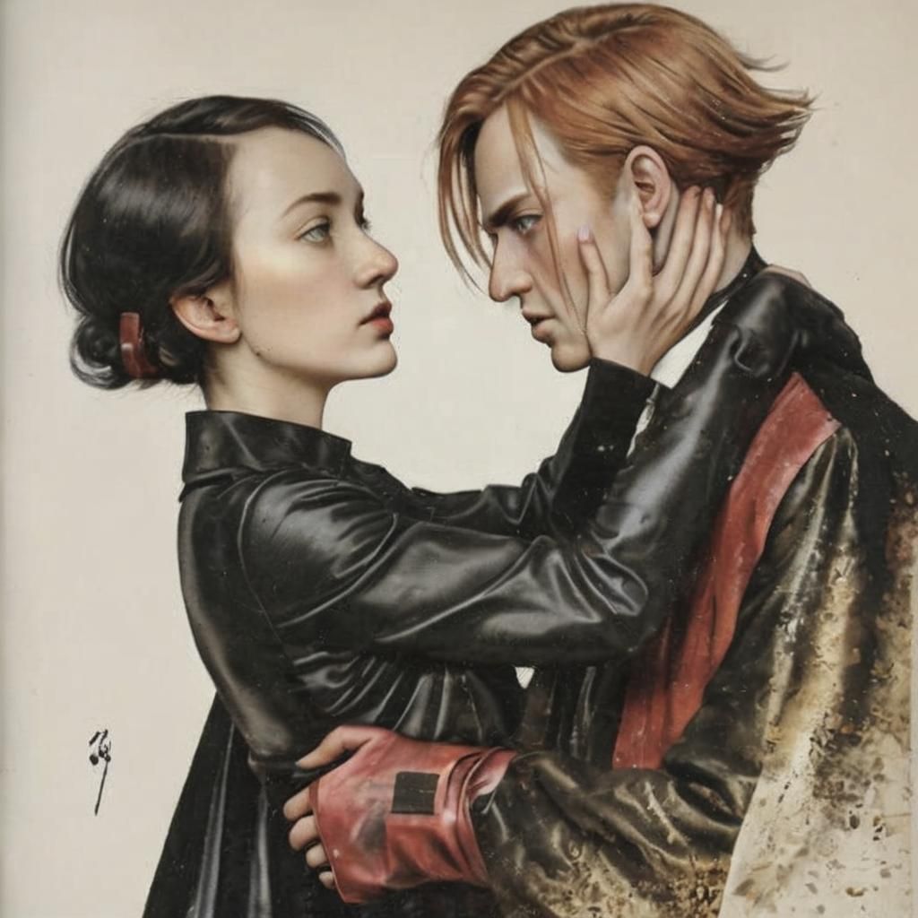 Abstract Geometric Shapes in Suprematism Style