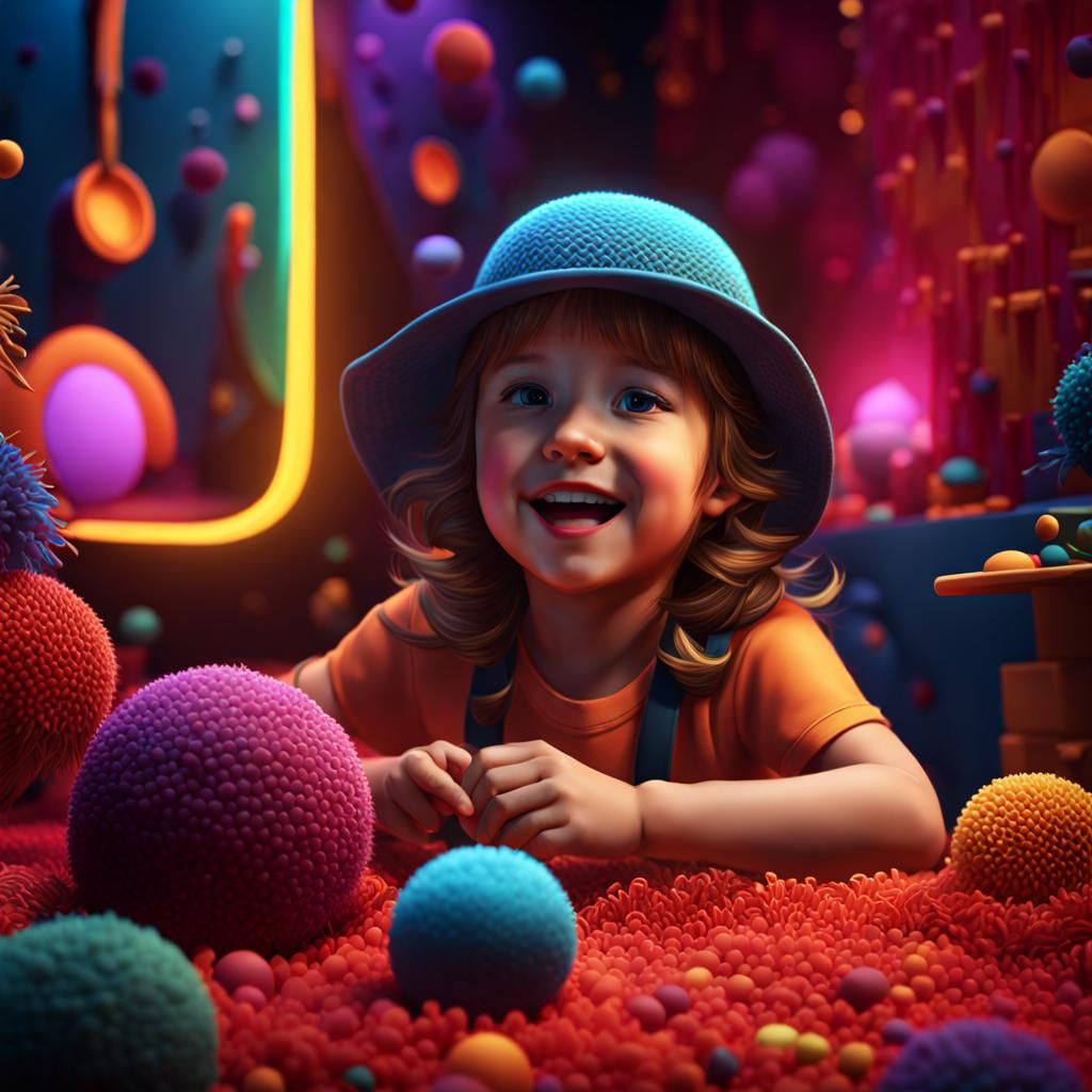 Little Donna has been blind since birth , but this sensory experience room brings her to life