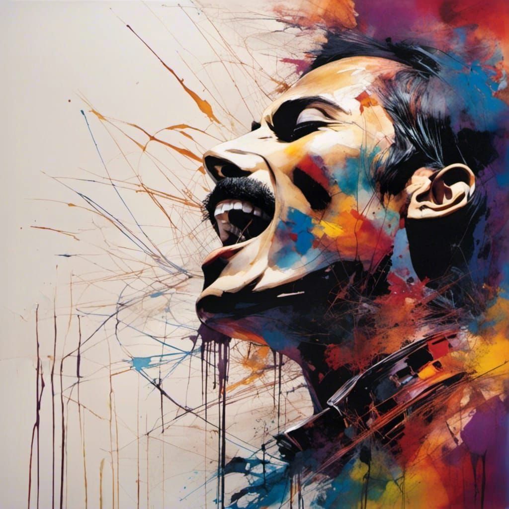 Freddie Mercury: Colorful Performance