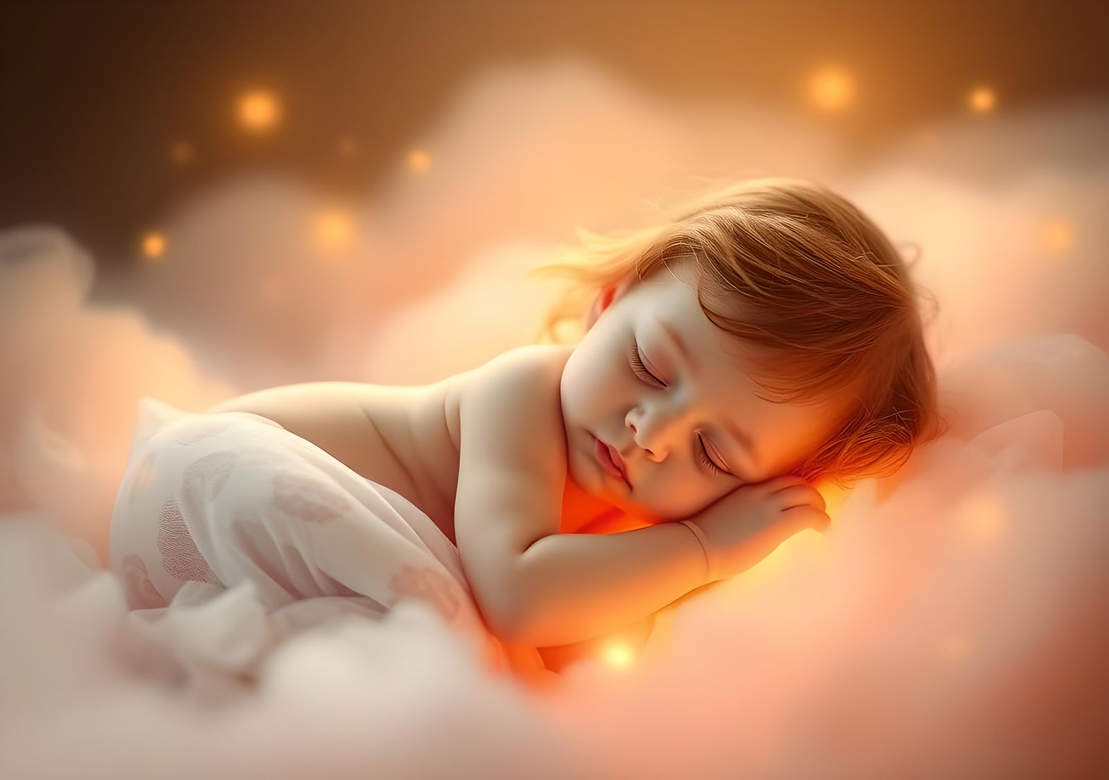 Ethereal Baby Girl: A Tender Memory