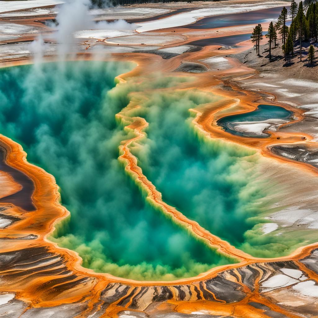Yellowstone's Grand Prismatic Spring: Professional Photograp...
