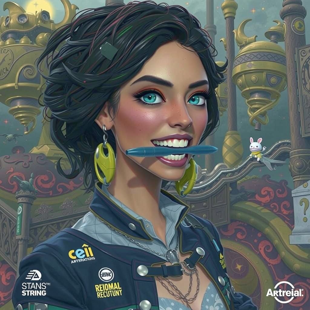 Futuristic Being with Vibration Device, Concept Art