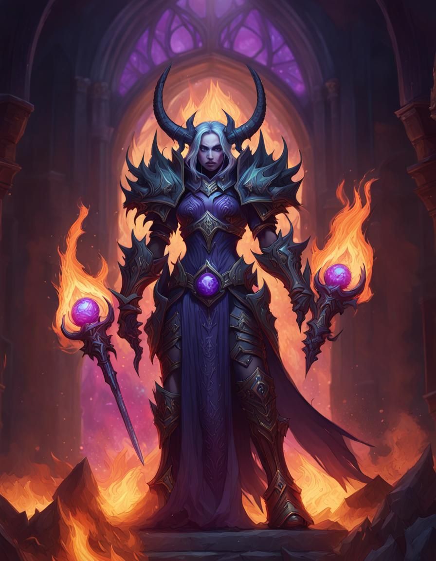 Death Knight Necromancer in Hellfire Dominion