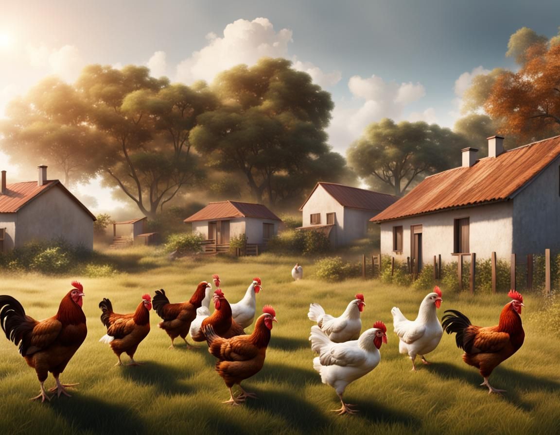 rural landscape which has many houses