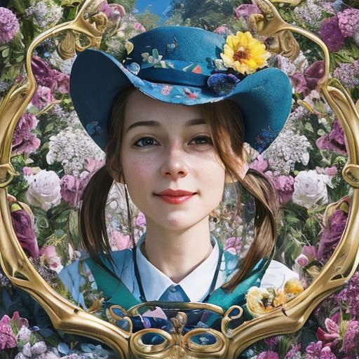 Surreal Portrait of Alma Woodsey Thomas in 3D