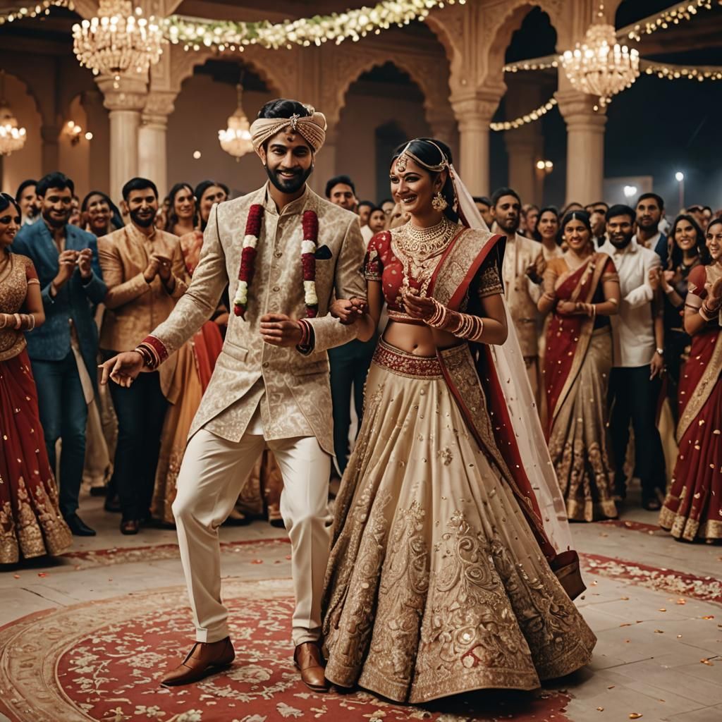 Extravagant Indian Wedding Dance in 4k