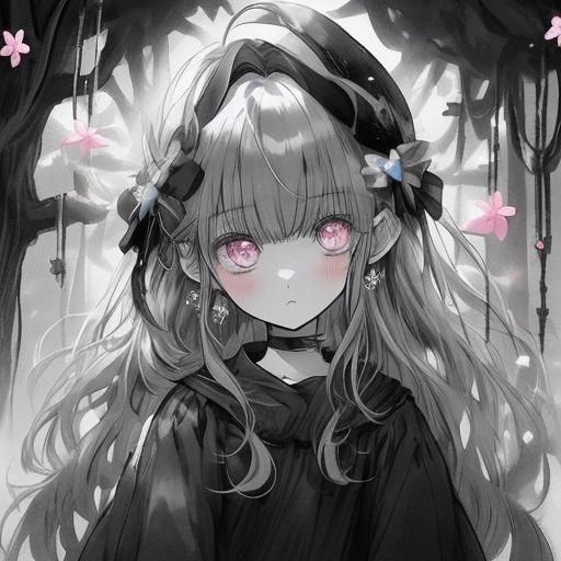 Goddess of Life and Death in Nano Anime Style