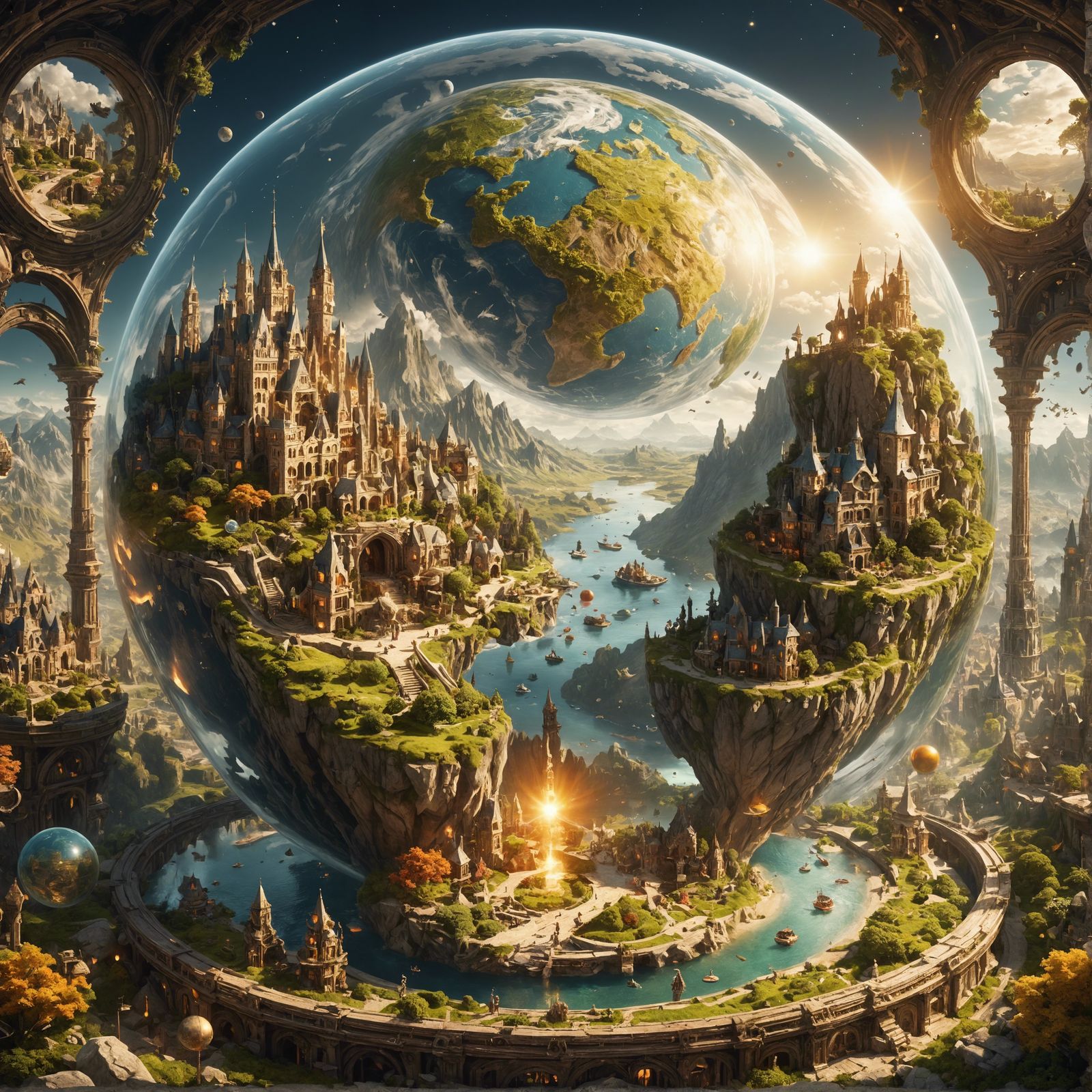 World Within a World: Antique Globe Concept