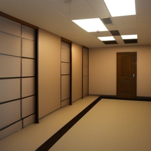 Eerie Backrooms Captured with Professional Photography