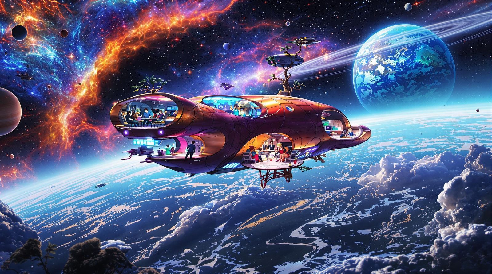 Cosmic Platypus Starship Odyssey