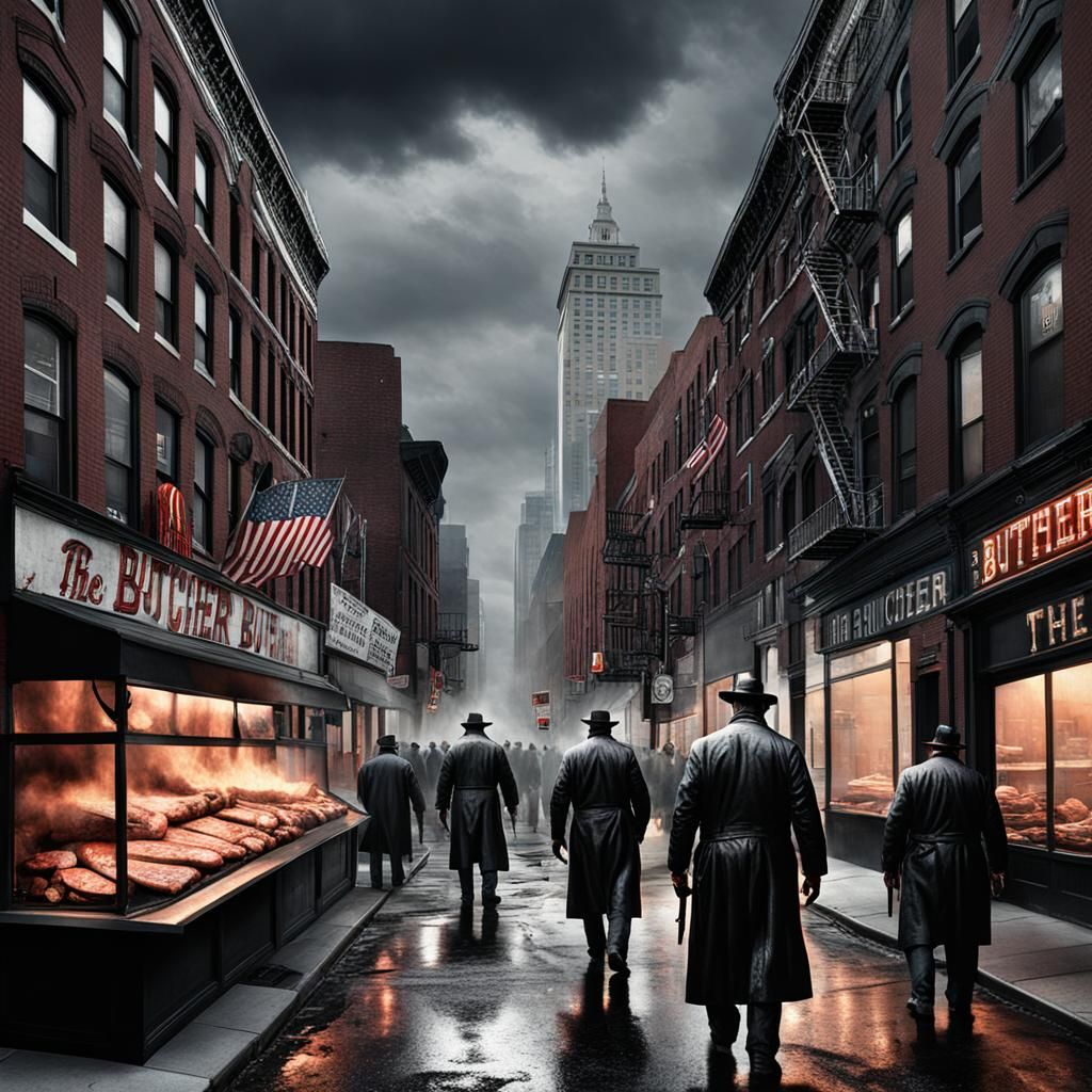 Bill the Butcher: Hyperrealistic 3D Rendering