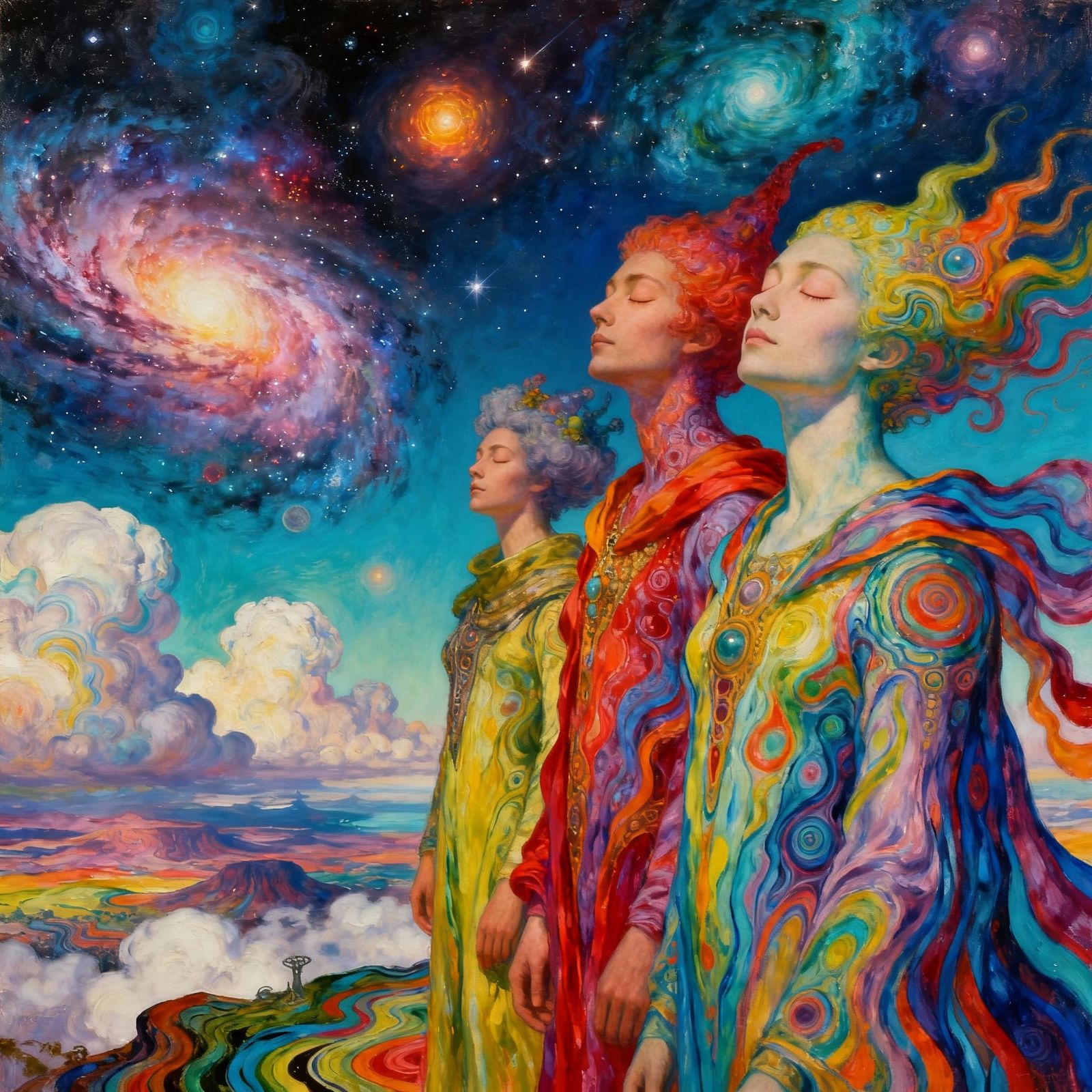 Cosmic Dreamers in a Strange Landscape