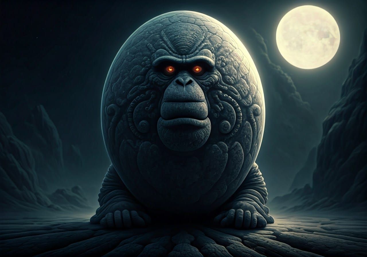 Birth of the Monkey King: A Digital Art Creation