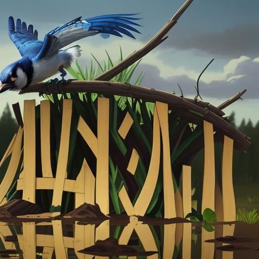 Seed's Journey: From Blue Jay to Purple Bloom