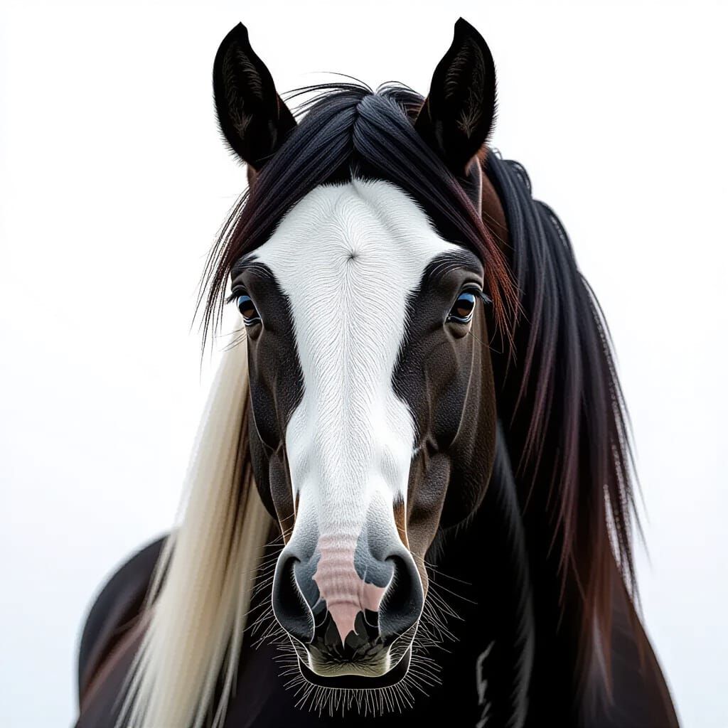 Friesian horse