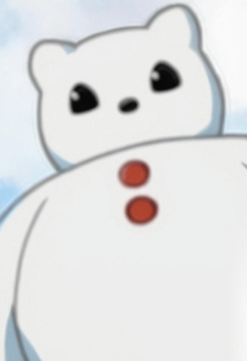 Yukidarumon: Ice Elemental Snow Bear Monster