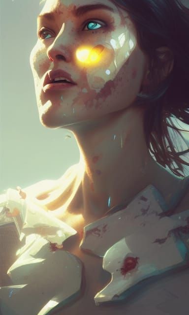 Running from Zombies: Hyperdetailed Concept Art