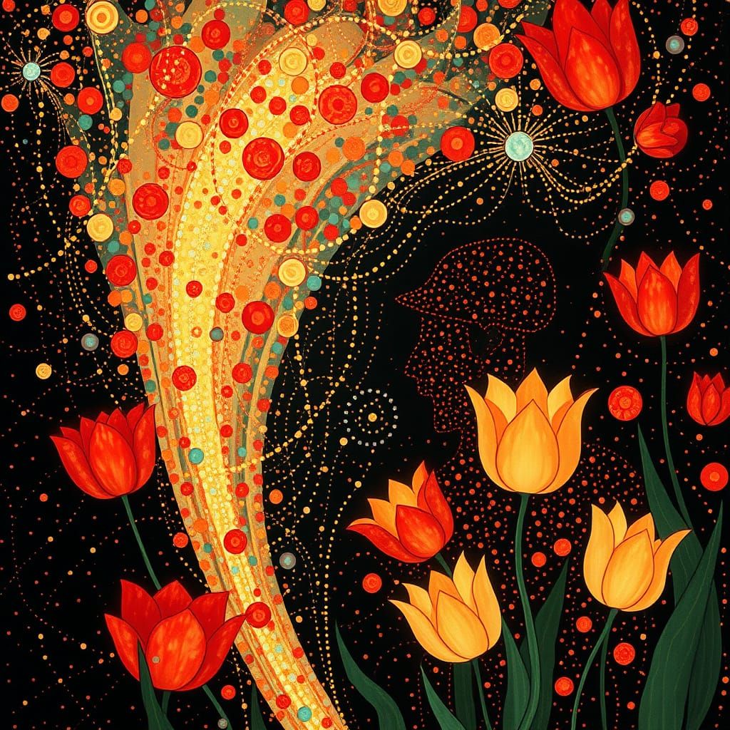 Ethereal Whispers of Blodeuwedd in Liquid Opal Splendor