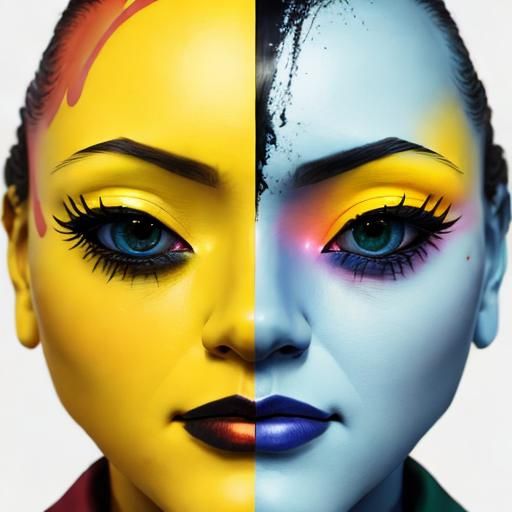 Hyperrealistic Surrealism: A Vibrant 3D Masterpiece