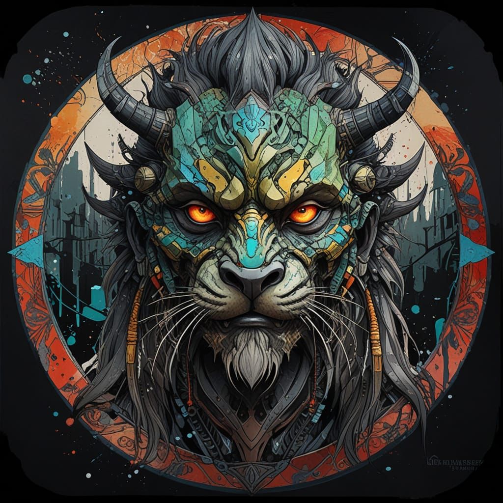 Futuristic Samurai Robots Engage in Cyberpunk Street Fightin...