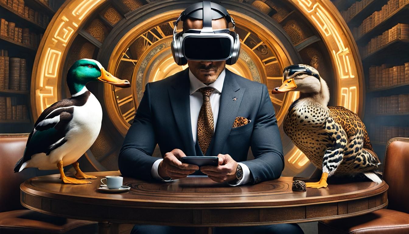 Surreal Hybrid Animals and Tech-Obsessed Monkeys