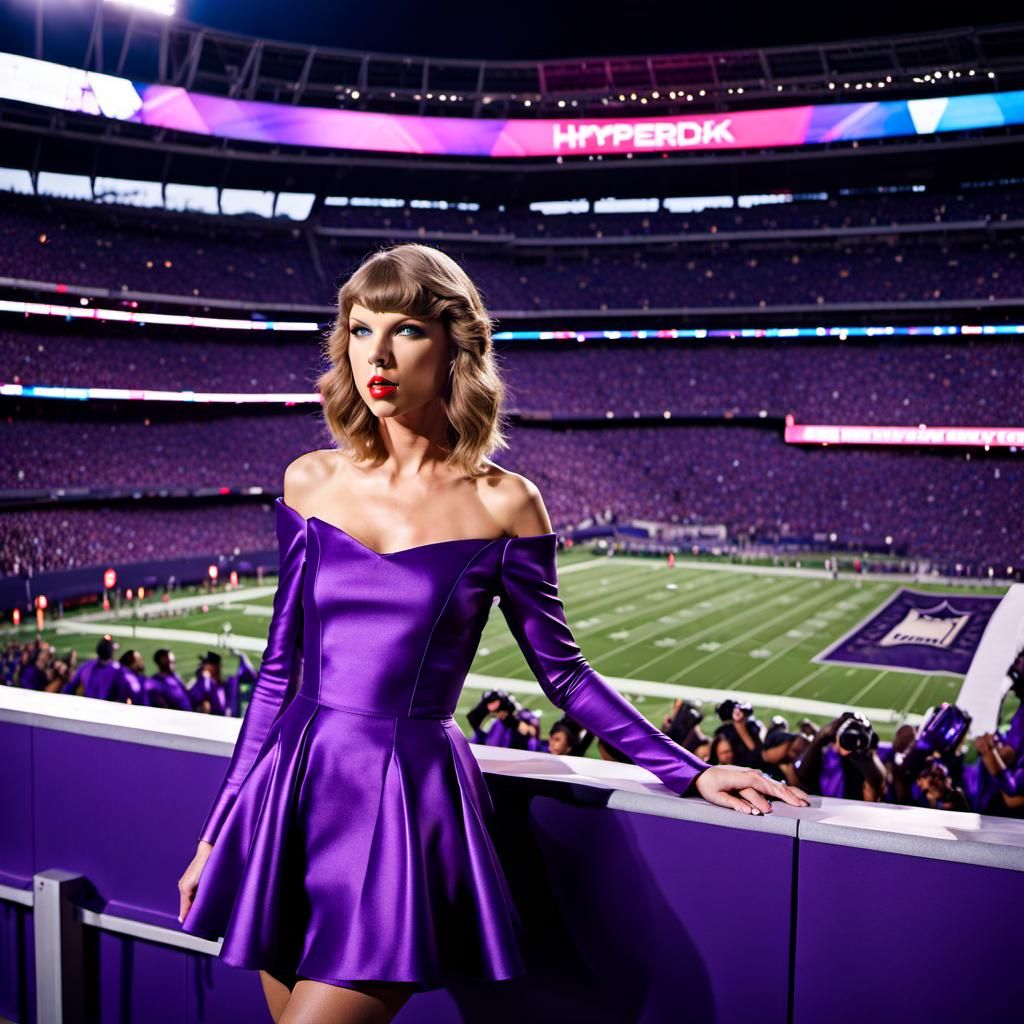 The Spectacular Swift: Taylor's Stuns Fans with a Quick Appearance from her the Super Bowl Skybox
