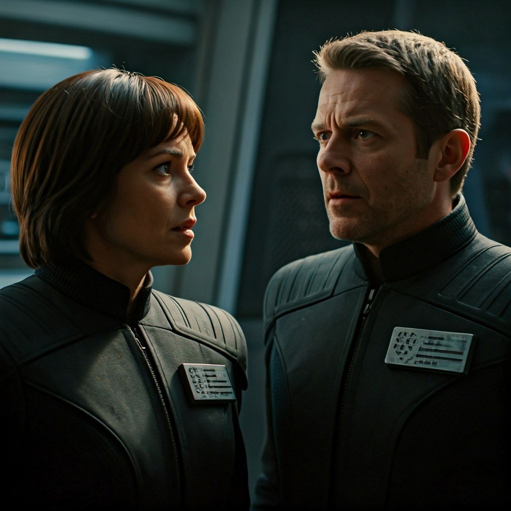 Tense Sci-Fi Scene: Sheppard Confronts McKay