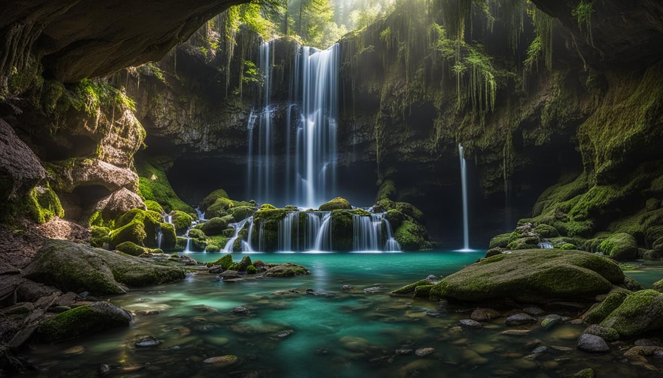 Cascading Echo Grotto: AI Interpretation