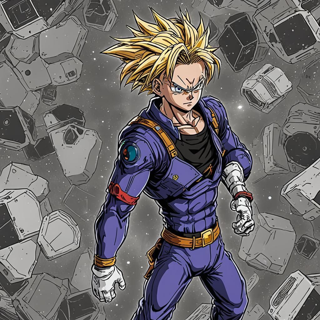 Astronaut Drifting Through Deep Space