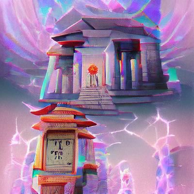 Temple of Time: AI Generated Architecture