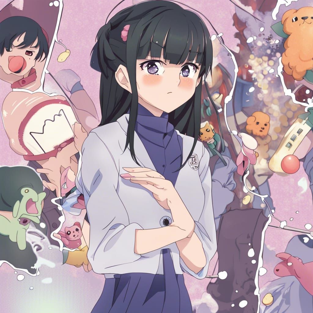 Komi Can't Communicate: Anime Key Visual Art