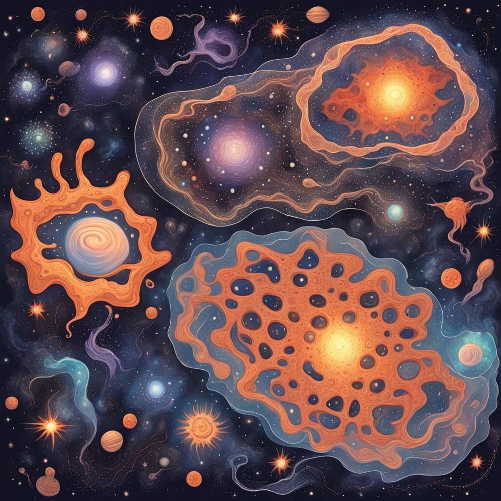 Cosmic Witch Amoeba in Astral Universe