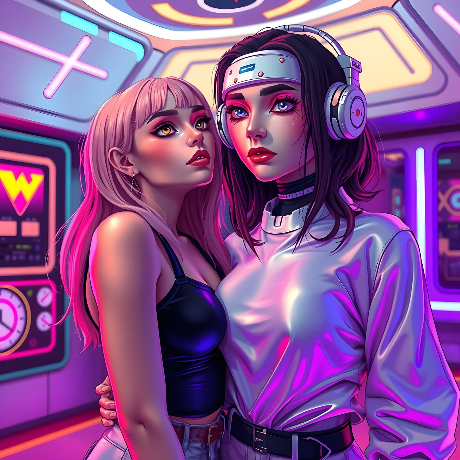 Hypnotic AI Girlfriend Influences Graffiti