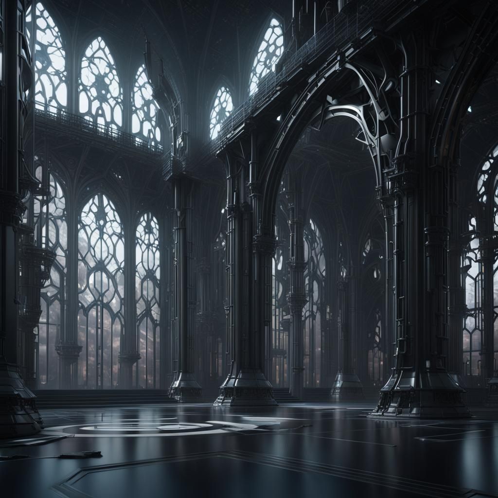 Futuristic Gothic Architecture in 8K Resolution